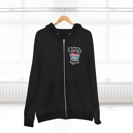 Thick as a Banana Split  Unisex Zip Hoodie