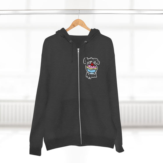 Thick as a Banana Split  Unisex Zip Hoodie