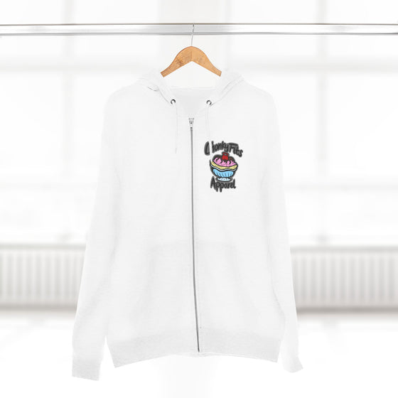 Thick as a Banana Split  Unisex Zip Hoodie