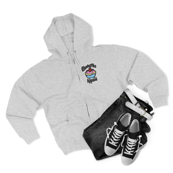 Thick as a Banana Split  Unisex Zip Hoodie