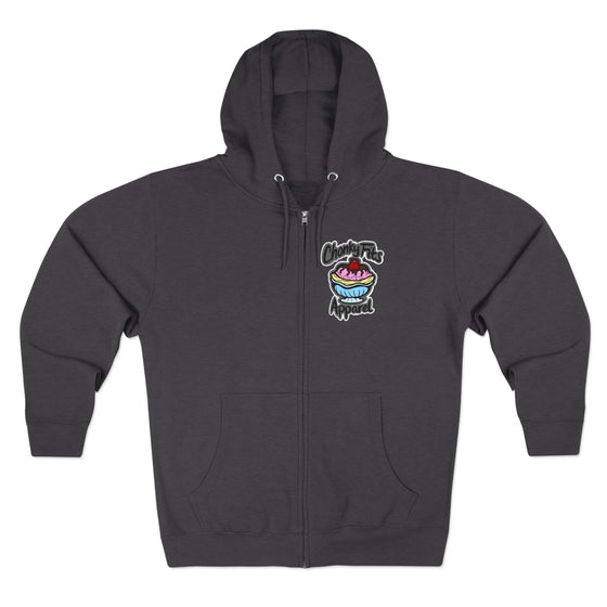 Thick as a Banana Split  Unisex Zip Hoodie