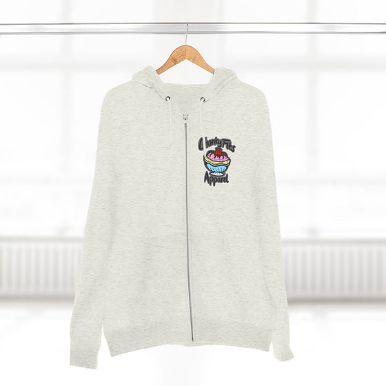 Thick as a Banana Split  Unisex Zip Hoodie