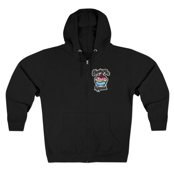 Thick as a Banana Split  Unisex Zip Hoodie