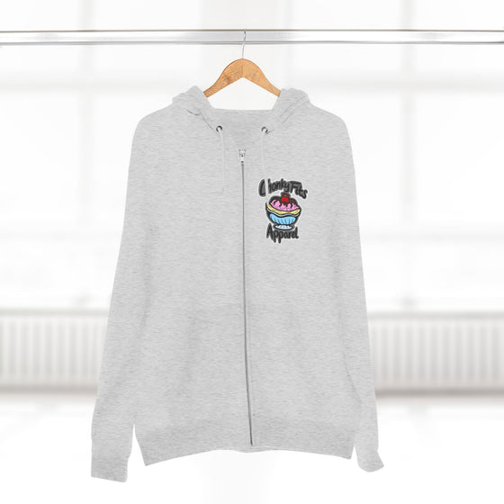 Thick as a Banana Split  Unisex Zip Hoodie