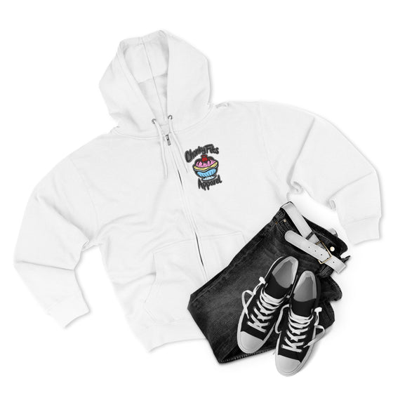 Thick as a Banana Split  Unisex Zip Hoodie