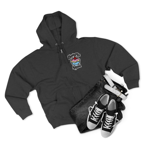 Thick as a Banana Split  Unisex Zip Hoodie