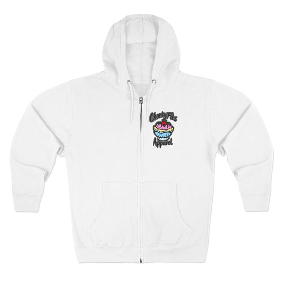 Thick as a Banana Split  Unisex Zip Hoodie