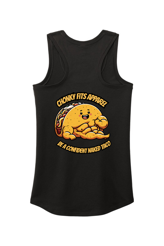 Flaco the Taco Women's Tri Blend Racerback Tank