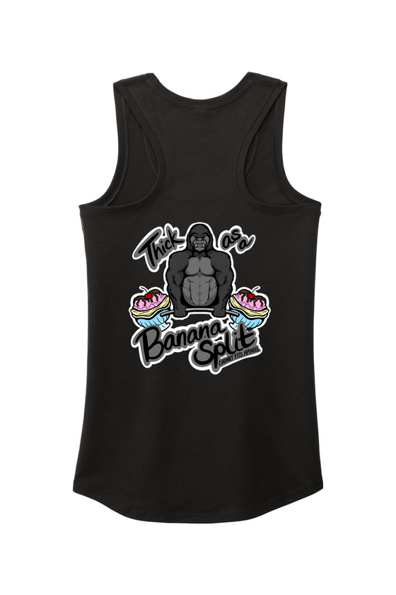 Thick as a Banana Split Women's Racerback Tank