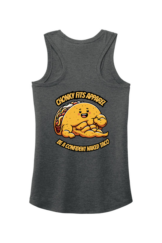 Flaco the Taco Women's Tri Blend Racerback Tank