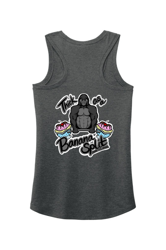 Thick as a Banana Split Women's Racerback Tank