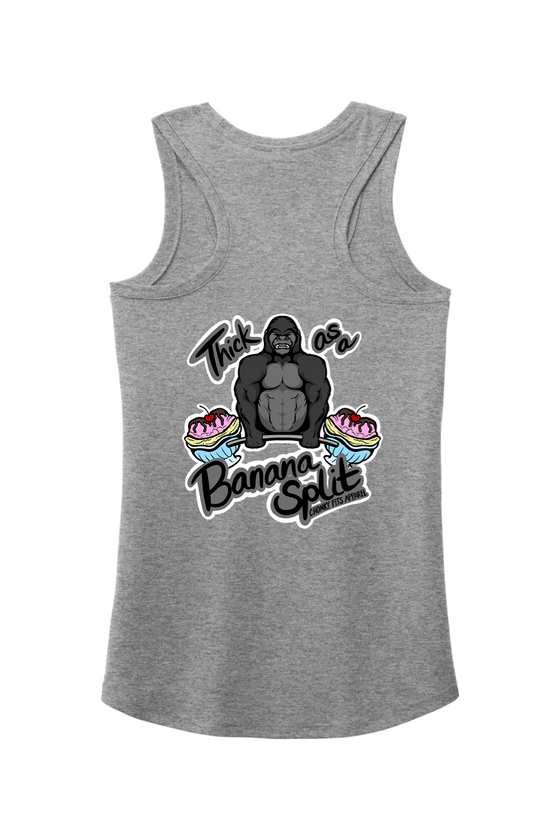 Thick as a Banana Split Women's Racerback Tank