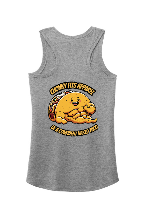 Flaco the Taco Women's Tri Blend Racerback Tank