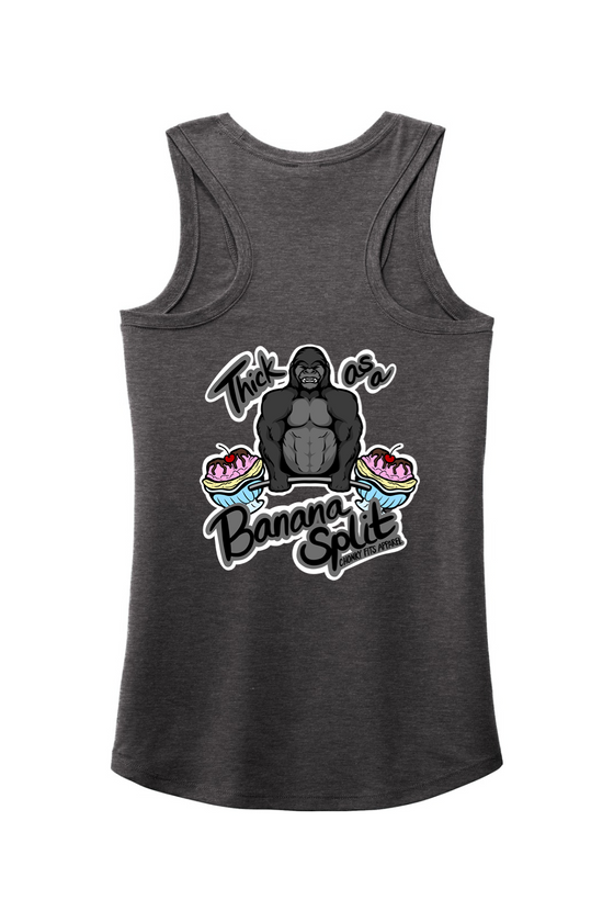 Thick as a Banana Split Women's Racerback Tank