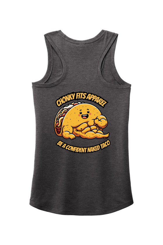 Flaco the Taco Women's Tri Blend Racerback Tank