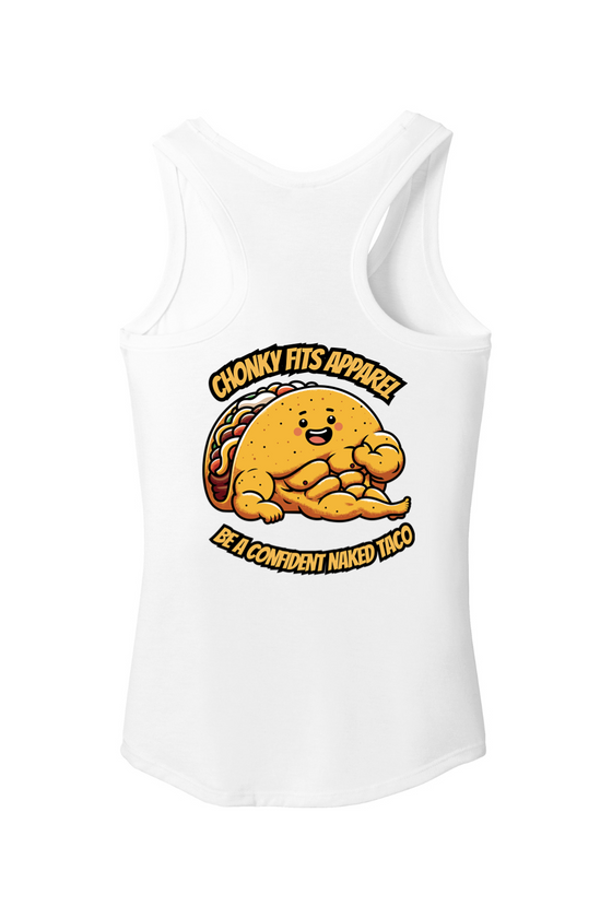 Flaco the Taco Women's Tri Blend Racerback Tank
