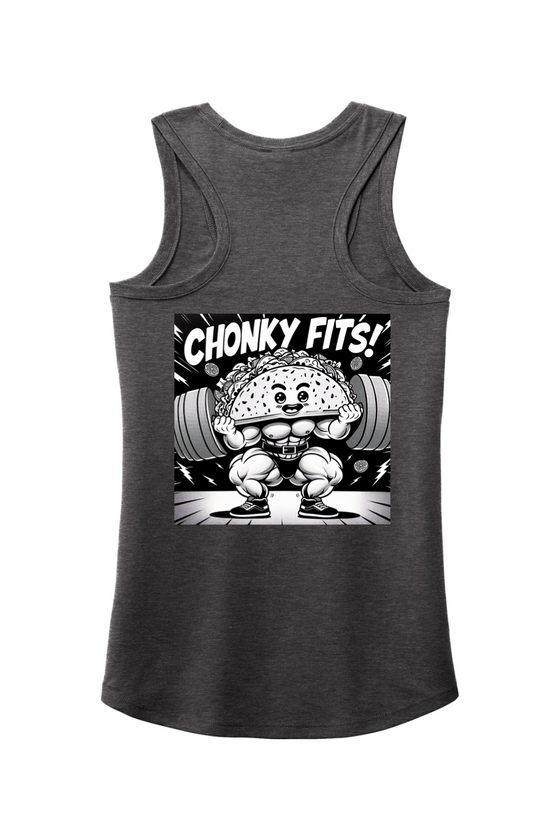 Tacos On My Mind Women's Perfect Tri Racerback Tank