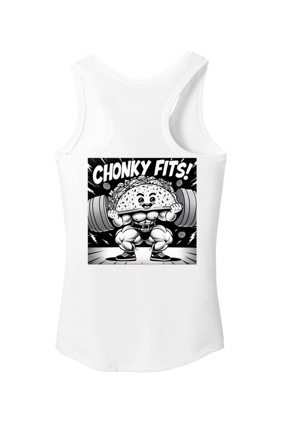 Tacos On My Mind Women's Perfect Tri Racerback Tank