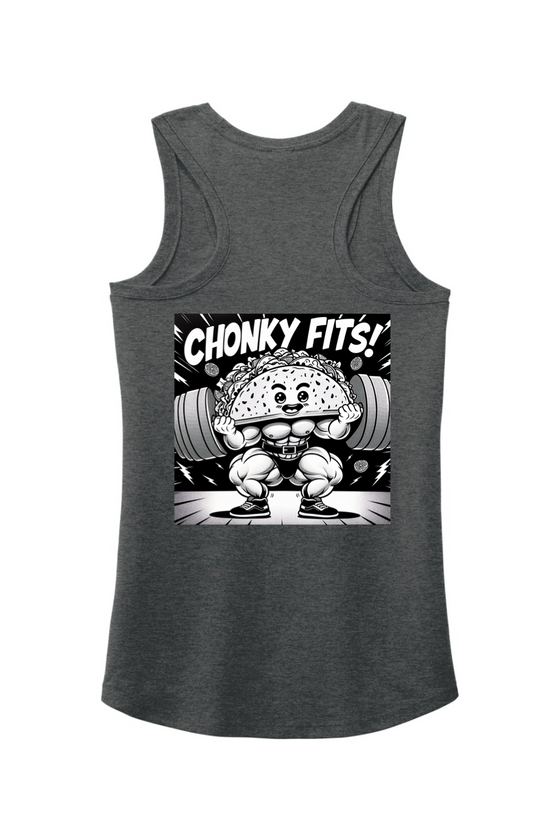 Tacos On My Mind Women's Perfect Tri Racerback Tank