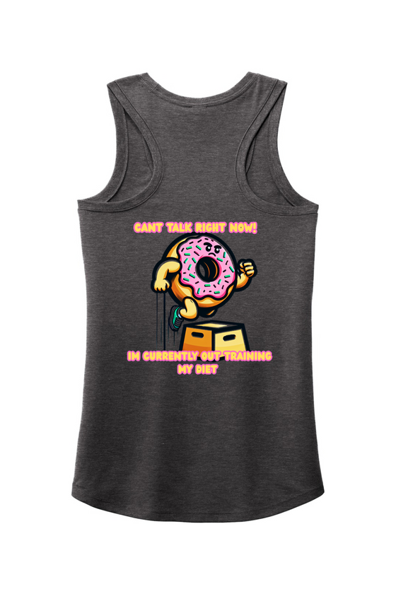 Out Training My Diet Women's Perfect Tri Racerback Tank